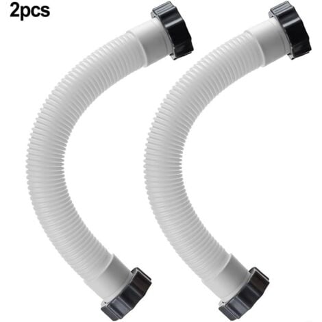 CCYKXA 2er-Pack 38 mm Ersatzschlauch für Schwimmbadfilterpumpe, Filterpumpen-Verbindungsschlauchzubehör für Intex
