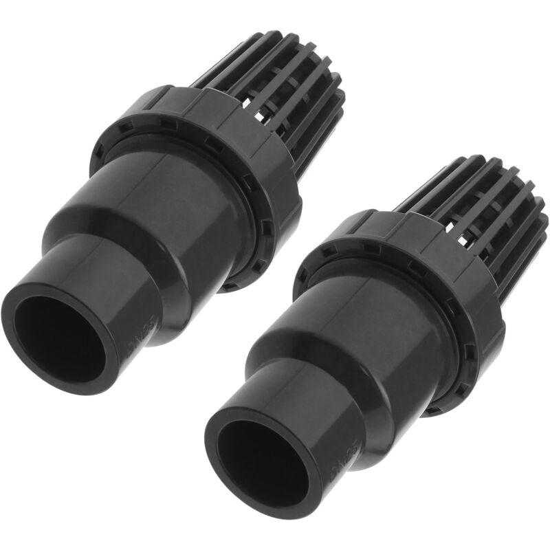 Ccykxa - 2pcs Clapet de Pied Clapet Anti-retour à Bille upvc Crépine de Clapet de Pied en Plastique pour Pompe de Puits Pompe à Eau Vérifier Pompe de