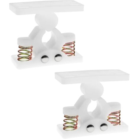 CCYKXA 2pcs Plastic Door Stops Door Stopper for RV Caravan Motorhome Motorhome Furniture, White