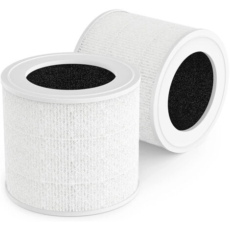 CCYKXA 3-in-1 HEPA Air Purifier Replacement Filter, High-Efficiency Activated Carbon, Mini-RF Core White, Applicable to Levoit