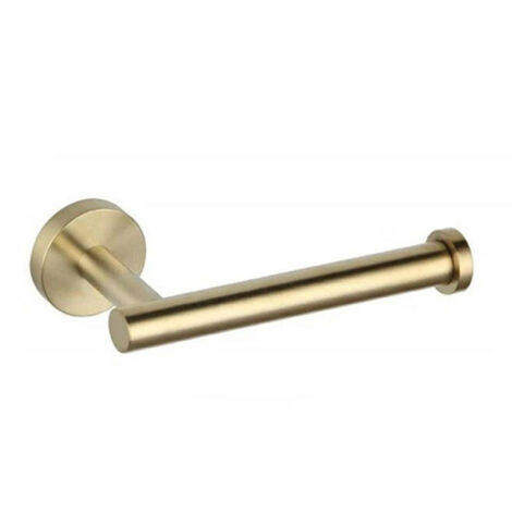 CCYKXA 304 Stainless Steel Toilet Paper Holder Brushed Brass Toilet Roll Holder 16.28CM
