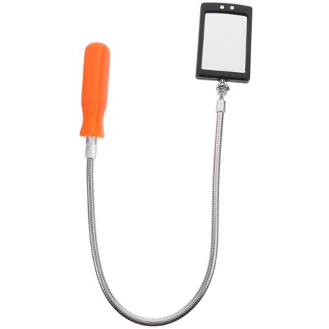 CCYKXA 360° Rotating Flexible LED Inspection Mirror for Car Repair, LED Inspection Mirror Under Car Tool