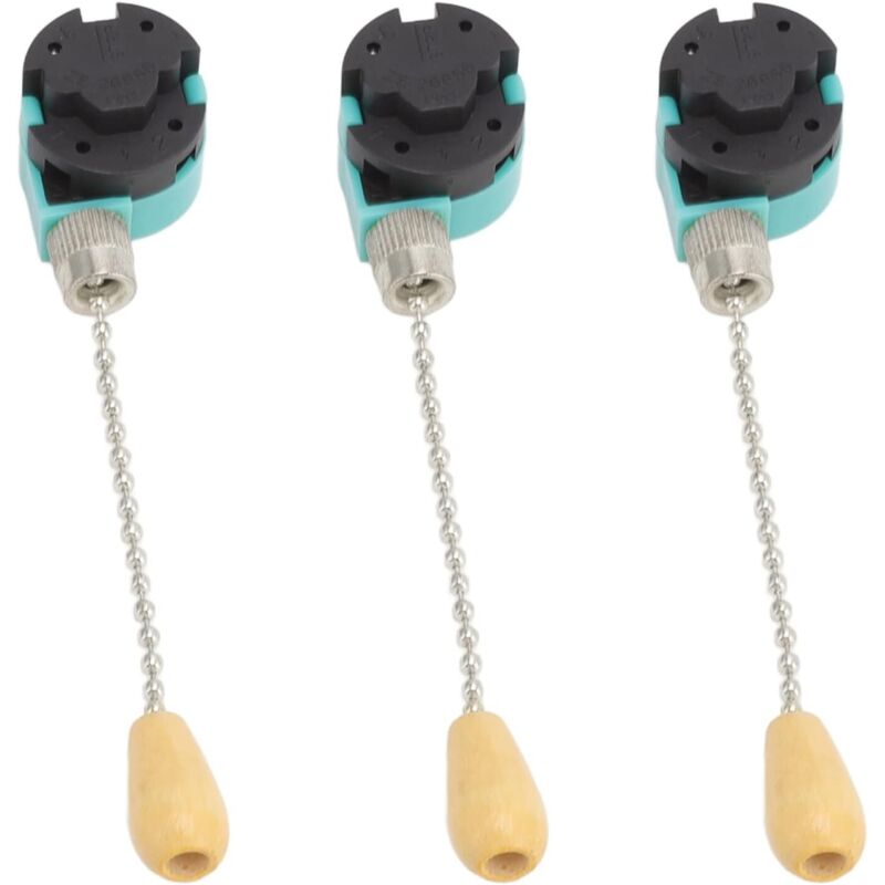 Image of CCYKXA 3pcs (Chrome) Pull Chain Switch,&hellip;