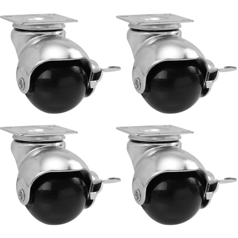 Ccykxa - 4 Pièces Roue Universelle Remplacement De Roue De Meuble Rouleau Roue Coulissante De Meuble Roulette De Meuble Roues De Chaise De Bureau