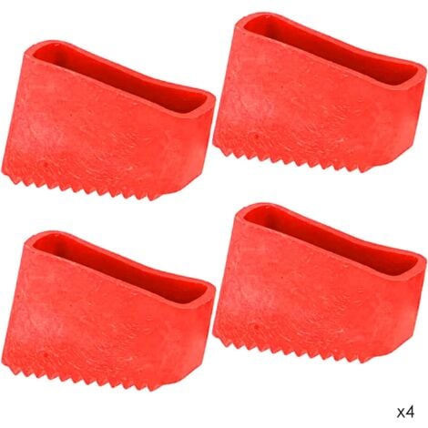 CCYKXA - 4 tapones de goma para pies de escalera - Protectores de suelo antideslizantes para escaleras telescópicas