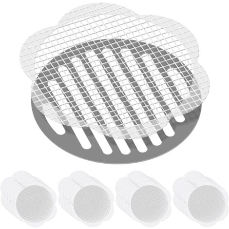 Attrape-cheveux Douche Realure - 3 Tailles (5/5,5/6,5cm) - Inox - Anti-bouchage - Facile à Nettoyer