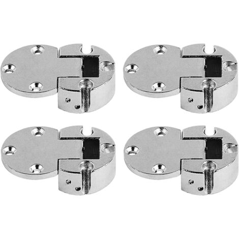 CCYKXA 4Pcs 30mm Degree Flap Hinge for Lid Furniture Hinges Folding Door Hardware Miter Hinge for Kitchen Cupboard Doors Invisible