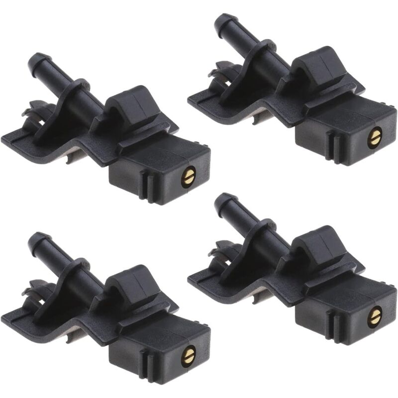 CCYKXA 4pcs Car Windshield Washer Nozzles 85381-30110 85381-12300 Windshield Wiper Spray Jet Compatible with Corolla/Altis xD RX350 AL10