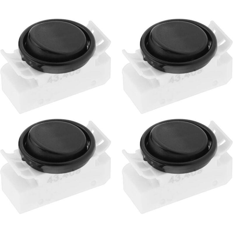CCYKXA 4pcs Interrupteur à Bascule Rond de 43.409 Interrupteur Encastré pour la Lampe à la Lampe S'adapte à L'interrupteur de Remplacement pour Les