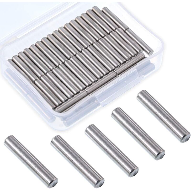 Ccykxa - 50 Pcs Stainless Steel Shelf Support Pegs Polished Nickel 5 x 25mm