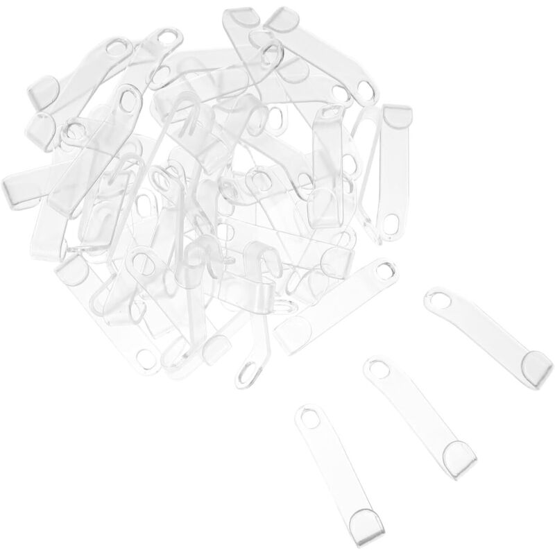 CCYKXA 50 Pièces Crochets Connecteurs pour Cintres Organisateur de Garde-robe Transparent Économiseur Espace pour Suspension de Vêtements Multi-usage
