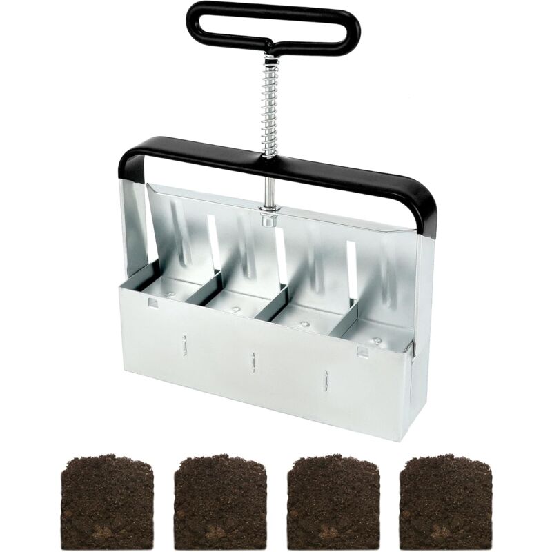 5cm Presse Motte pour semis, Outil de Blocage de Terre, Confortable pour Planter, Transplanter, Serre - Ccykxa