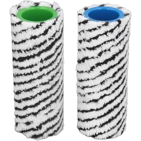 CCYKXA (60×60×150) 2 piezas de repuesto para cepillo de microfibra para limpieza en seco y húmedo de suelos, compatible con Karcher FC3, FC3D, FC5, FC5D y FC7.