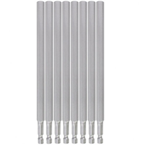 CCYKXA 8-Piece Magnetic Screwdriver Bit Set, Extra Long 200mm Tamper-Proof S2 Steel Screwdriver Bits, 1/4" Hex Shank for Electric and Manual Screwdrivers