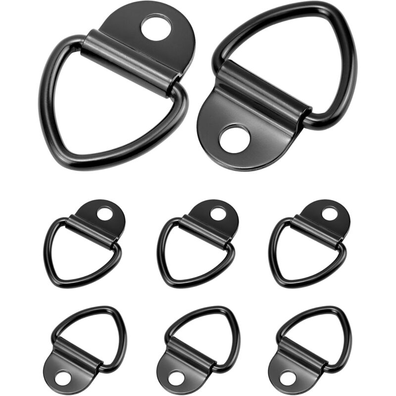 Ccykxa - 8 pièces Anneaux d'arrimage Anneaux d'arrimage de sécurité capacité de Charge de pour camions Bateaux Kayaks