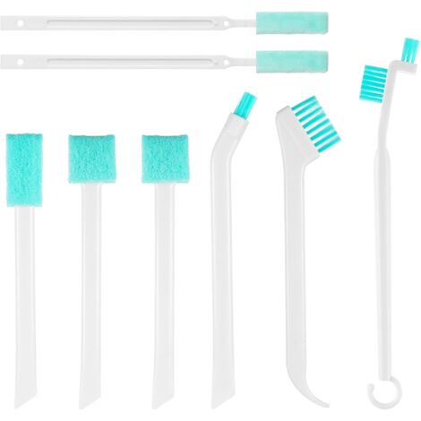 CCYKXA 8er-Pack kleine Eckreinigungsbürsten für den Heimgebrauch, multifunktionale harte Borsten mit verschiedenen Bürsten zum Reinigen von Geschirr, Fliesen, Ecken und Böden
