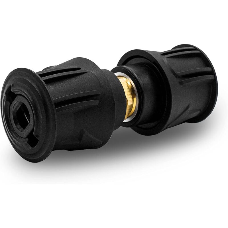 Ccykxa - Accessoires nettoyeur haute pression : raccord rapide haute pression double tête Karcher, adaptateur de raccordement de tuyau 2 pack
