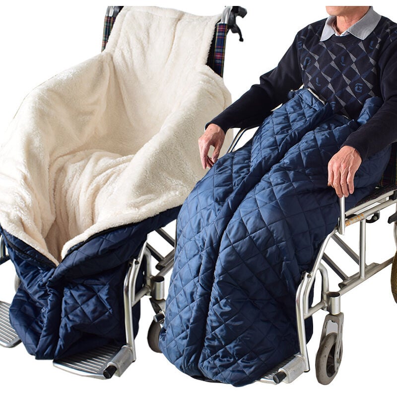 A)Couverture légère pour fauteuil roulant, couverture pour fauteuil roulant à roues épaisses - Ccykxa