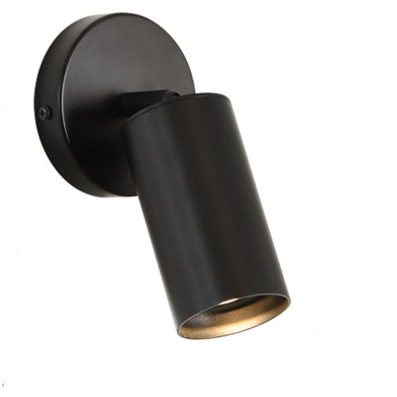 CCYKXA Adjustable indoor wall light, max 9W, reading lamp, living room lamp, wall lamp, kitchen lamp, hallway lamp, wall sconce, Black