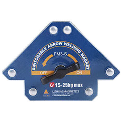 CCYKXA Aimants pour soudage,1 pièce FM3-S avec interrupteur, angle magnétique pour soudage 20kg 1208136mm