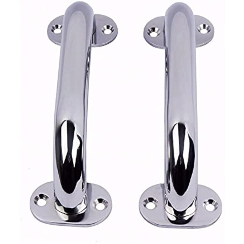 Anchor Push Mandrail en Acier Inoxydable de Bateau 2X 9 Poignée Ronde poignée de la poignée en mer Poli Yacht/RV Accessoires de pêche pour Bateaux