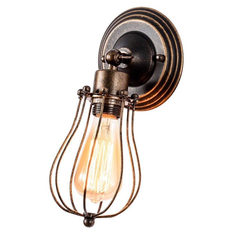 Ccykxa - Applique murale industrielle, lampe à suspension vintage, 1 paquet (bronze à l'huile)