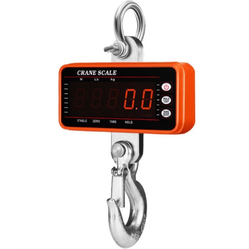 Ccykxa - Balance à suspendre numérique de 1500 kg/ 3306 lb avec télécommande de 65 pieds Balance de grue portable à usage intensif Dimmable led