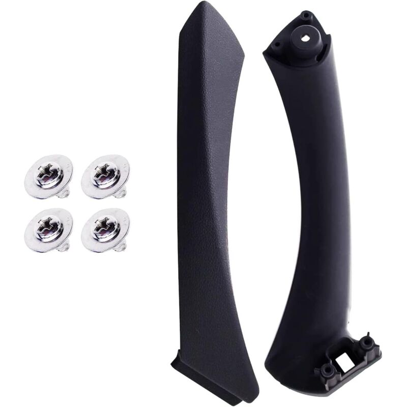 CCYKXA Black Right Door Handles & Exterior Door Handle Cover for BMW E90 E91 (2005-2011), Door Handle Replacement Kit for BMW 3 Series (Black Right)