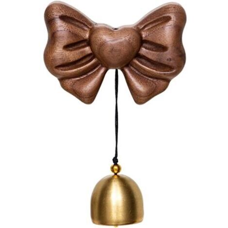 CCYKXA (Black Walnut) Shopkeepers Doorbell for Door Opening, Front Door, Wind Chime, Christmas Holiday, Small Decorative Doorbell for Porch, Garden, Yard