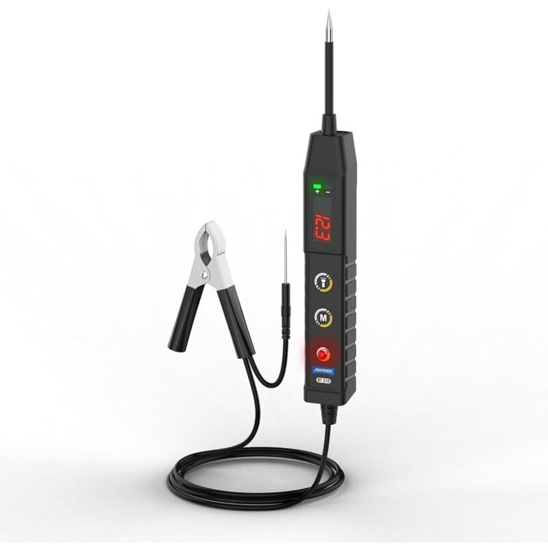 Ccykxa - BLACK)Testeur de circuit 9-30V dc, Automotive Test Light Polarité Continuité Tension Bidirectionnelle Test de fusible, Crayon de test