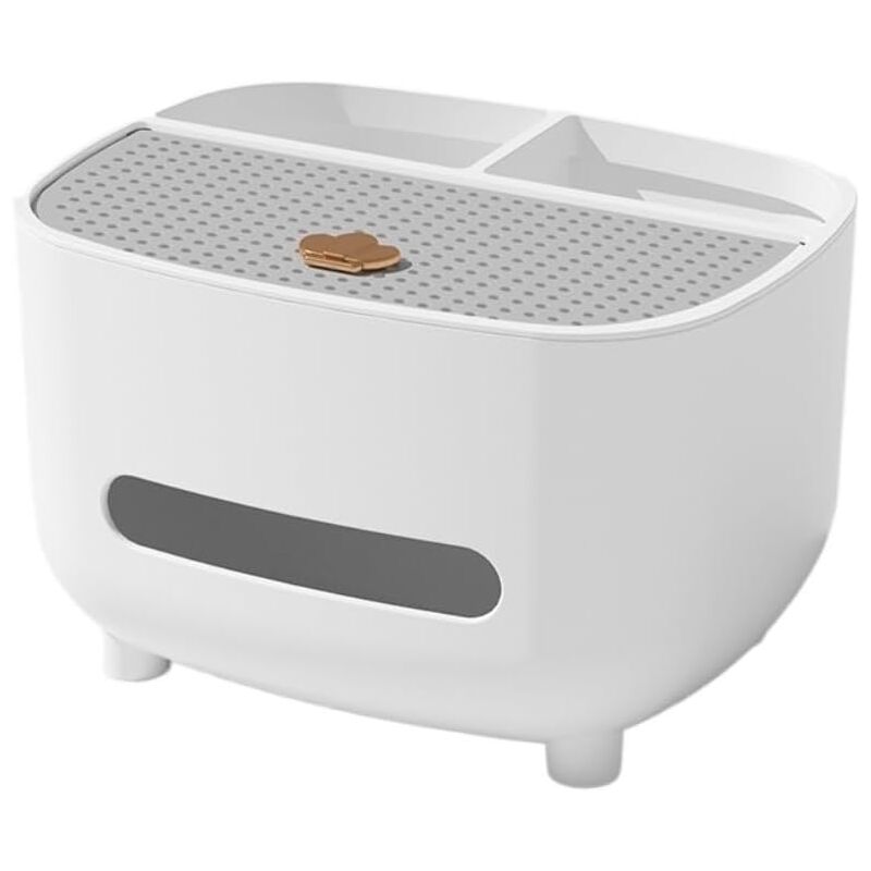 BoîTe à Mouchoirs Boîte à mouchoirs en Plastique avec télécommande, Maison, salon, Bureau, boîte de Rangement de papeterie, boîte en Papier