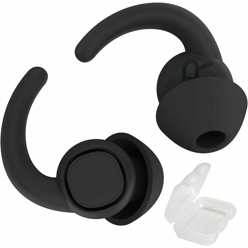 Ccykxa - Bouchons d'Oreilles pour Dormir Anti-bruit de 36 dB, Ear Plugs en Silicone Réutilisable et Lavable, Matériau doux pour la peau, Confortable