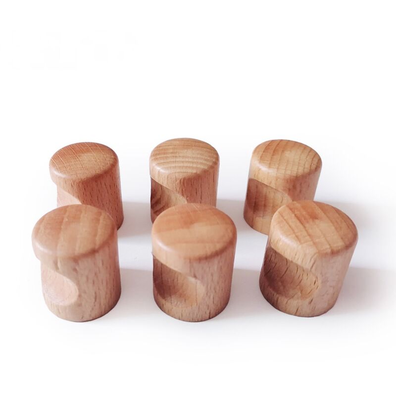 Boutons De Tiroir En Bois - Poignee De Meuble Cuisine Bois - Bouton De Tiroir En Bois - Poignée Meuble En Bois,Accessoires Pour Portes De Placards,