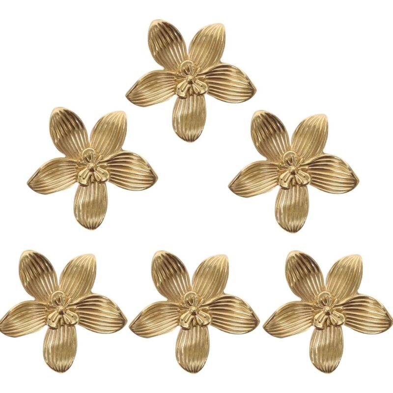 Boutons de Tiroir en Or 6 Pièces Boutons de Meuble poignee de Meuble cuisine Dorée,Boutons de Tiroir en Laiton Doré poignée de meuble pour Porte