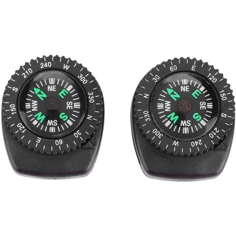 Ccykxa - Brújula de supervivencia , brújula de avistamiento, brújula de muñeca de orientación, brújulas de correa de reloj libremente extraíbles para