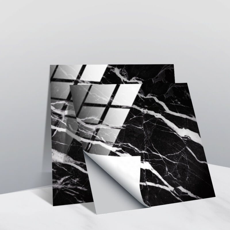 Ccykxa - C)20Pcs Marble Tile Stickers for Kitchen Bathroom Backsplash pvc Waterproof Oilproof diy Self Adhesive New Wall Stickers Home Decor