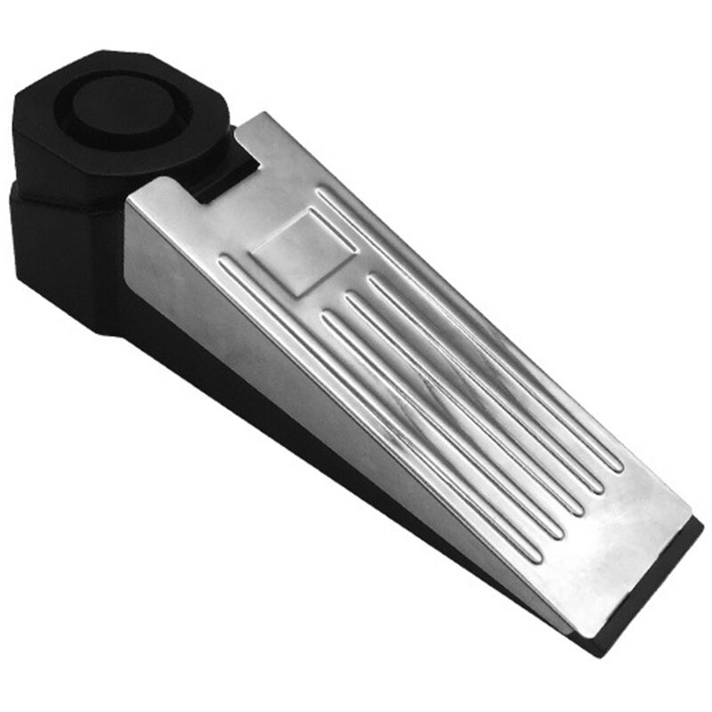 Ccykxa - Cale Bloque Porte avec Fonction Alarme - Noir, Batterie Incluse,Stop-Porte pour tous les sols durs