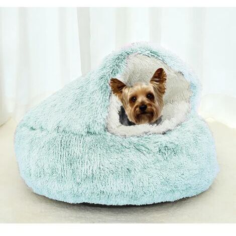 CCYKXA Ceste morbide in peluche per cani e gatti, cuccia a forma di conchiglia, comoda e antiscivolo per animali domestici di piccola e media taglia