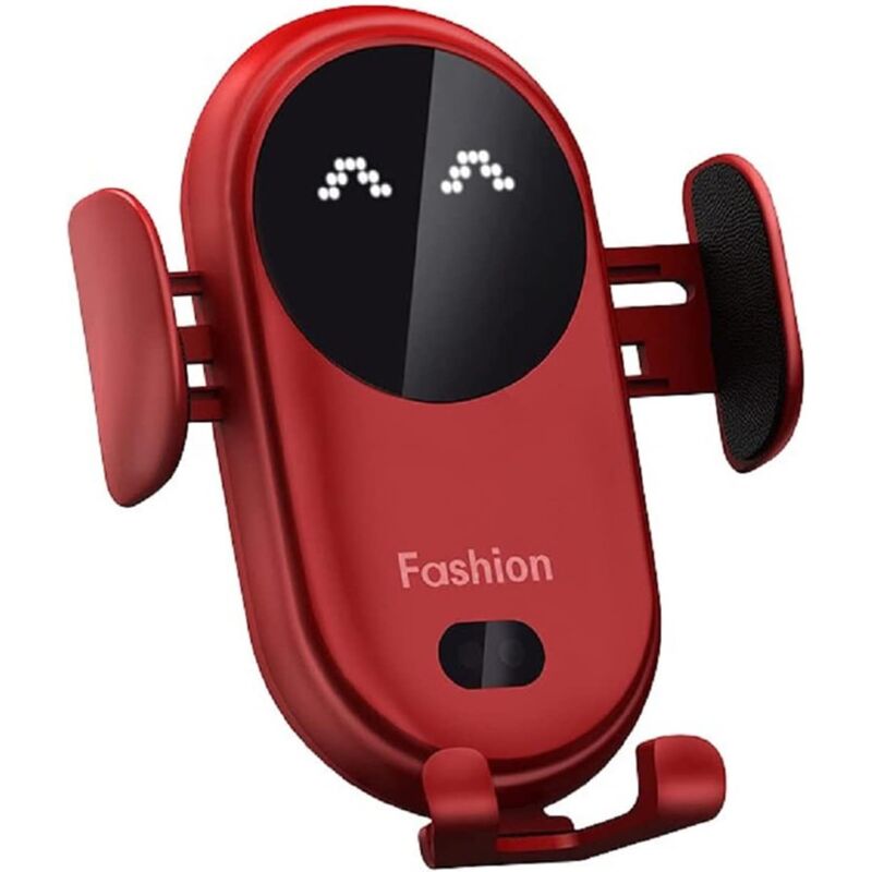 Ccykxa - Chargeur de voiture sans fil, capteur infrarouge universel, support de téléphone portable, 10 w, charge rapide intelligente, fixation