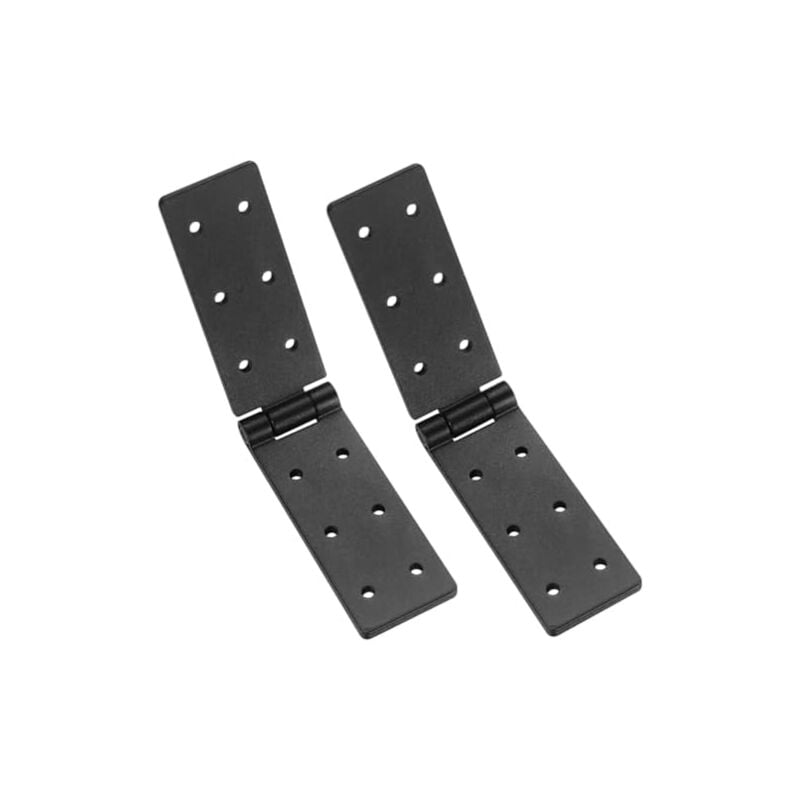 Ccykxa - Charnière de Porte, 2 Pièces Charnières Connectrices, Charnière Pliante, Bande de Caisse Charnière de Meubles, Charnière Métallique Noire