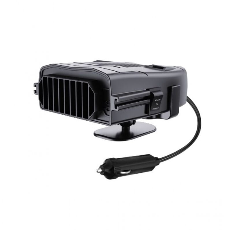 Ccykxa - Chauffage soufflant 2 en 1 pour voiture, 12 v 150 w, chauffage rapide portable rotatif à 360 degrés avec prise allume-cigare, dégivreur,