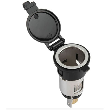 CCYKXA Cigarette Lighter Socket Power Outlet, 12-24V Cigarette Lighter Adapter Female Cigarette Lighter Socket, Dustproof Cigarette Lighter Plug for Car, Motorcycle