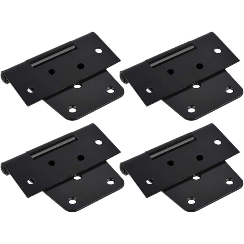 Clôtures forgées Close Gate Cabinet Kit de chasse d'eau Vis de montage de volet en métal for meubles de rangement Quincaillerie en acier Sangles de