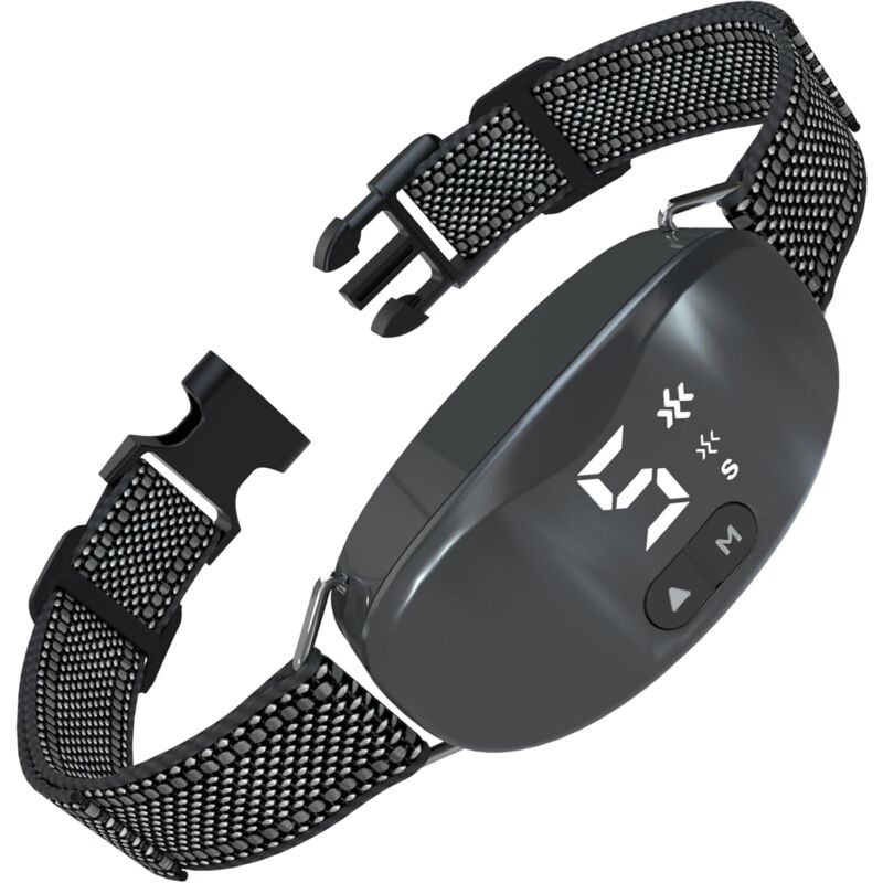 Ccykxa - Collier Anti Aboiement-Conformes à La Nouvelle Loi 2024-Collier Vibrant,sans Choc Statique avec 8 Niveaux de Sensibilité Réglables,8 Niveaux