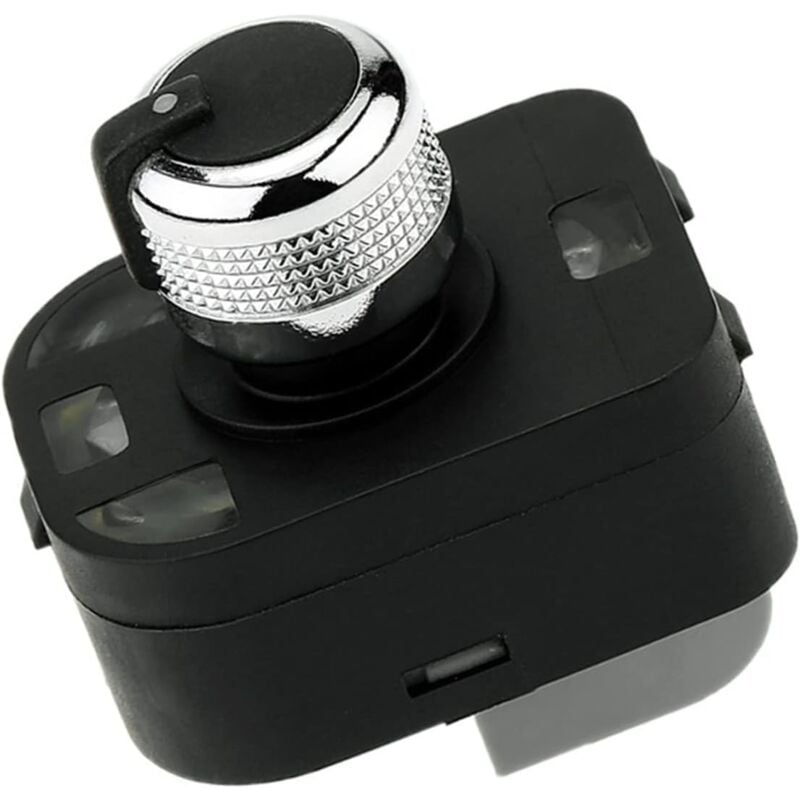 CCYKXA Compatible con A4 2002 Compatible con A6 A8 Q7 R8 Perilla de ajuste de control de interruptores de espejo retrovisor de automóvil 4F0959565