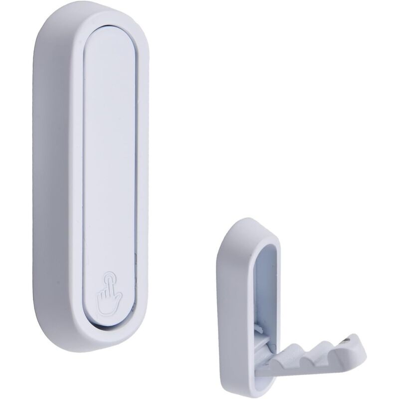 CCYKXA Crochet mural pliable (blanc) pour suspendre manteaux, serviettes, cintres, chapeaux, sacs à dos, crochets pour sacs, crochets pliables ondulés