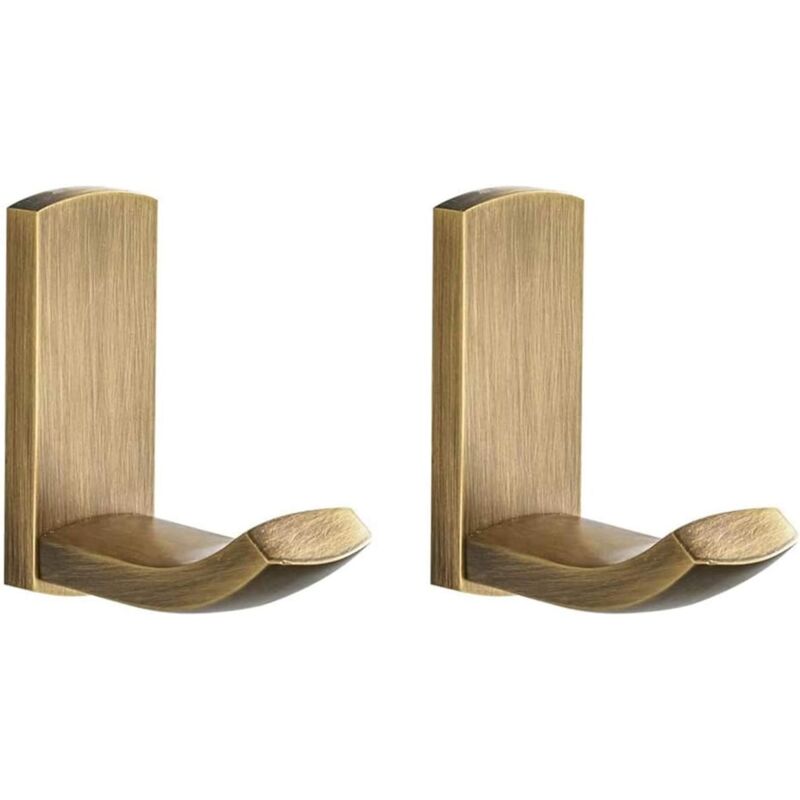 Ccykxa - Crochet pour serviette Antique Laiton Salle de Bain Cuisine Crochet Pour Chiffon Peignoir Crochets Porte Manteaux Polyvalent Patère Fixé au