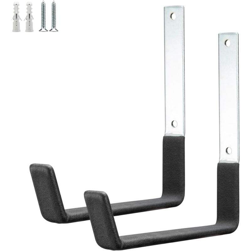 Ccykxa - Crochets utilitaires pour mur de garage, crochets de rangement robustes pour outils de jardin, crochets d'échelle, crochets de rangement