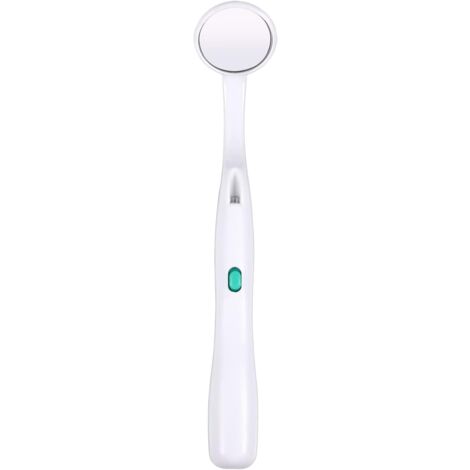 CCYKXA Dental Mirror with Light Anti-Fog Mouth Mirror Teeth Inspection LED Mirror Anti Fog Curved Angle Dentist Oral Care Tool for Home Dental Care