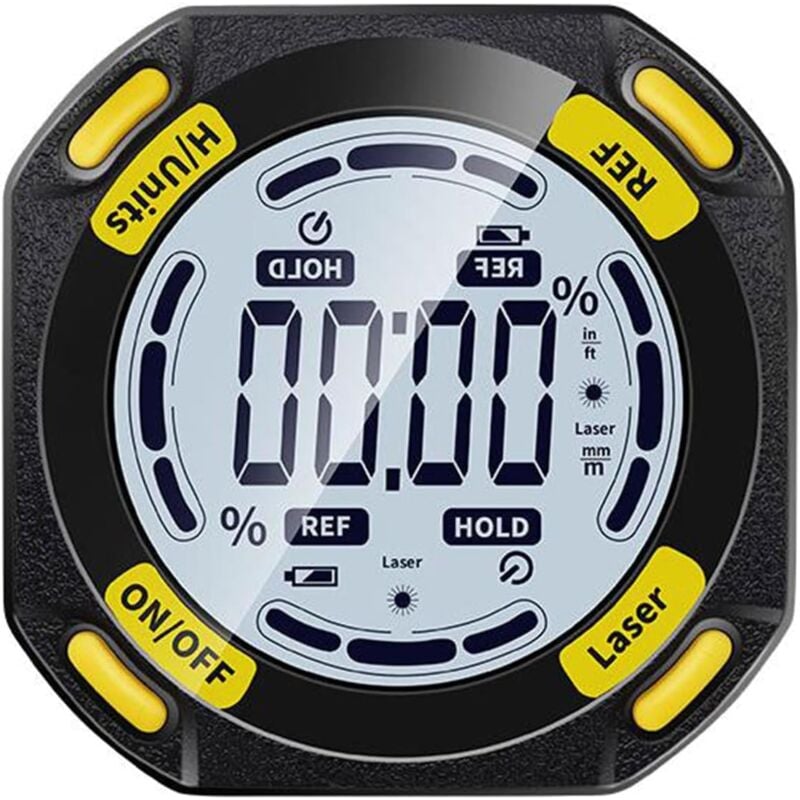 CCYKXA Détecteur D'angles Numériques Lasers Niveau Électroniques Boîte Niveau Numérique Rechargeable USB Rapporteur Inclinomètre Lasers Rapporteur